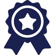 Star-centered award icon